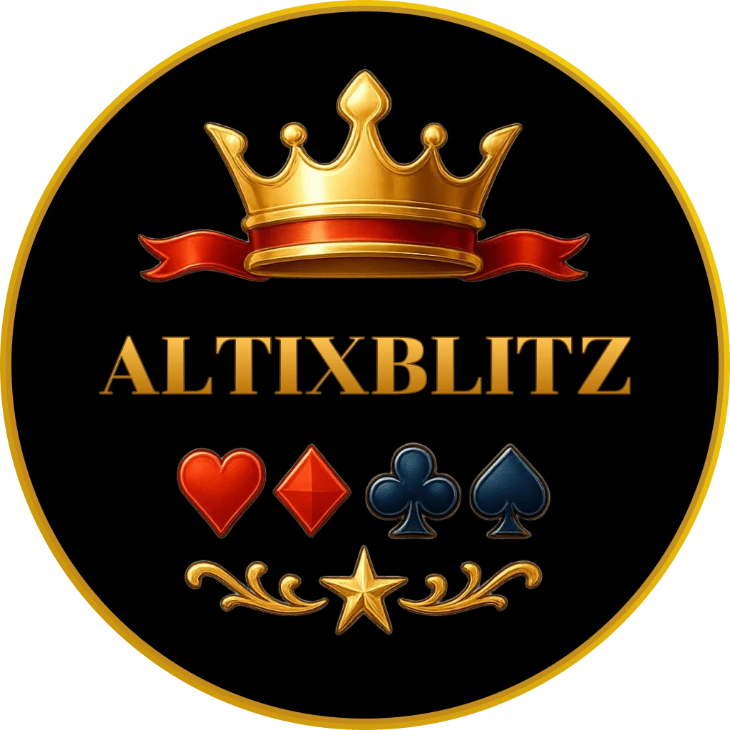 Confident casino player holding colorful chips in front of a glowing roulette wheel showcasing the excitement of ALTIXBLITZ casino games in the Philippines